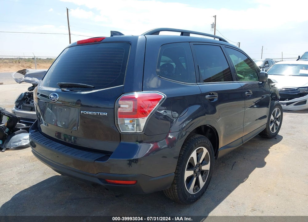2018 SUBARU FORESTER 2.5I VIN: JF2SJABCXJH501520