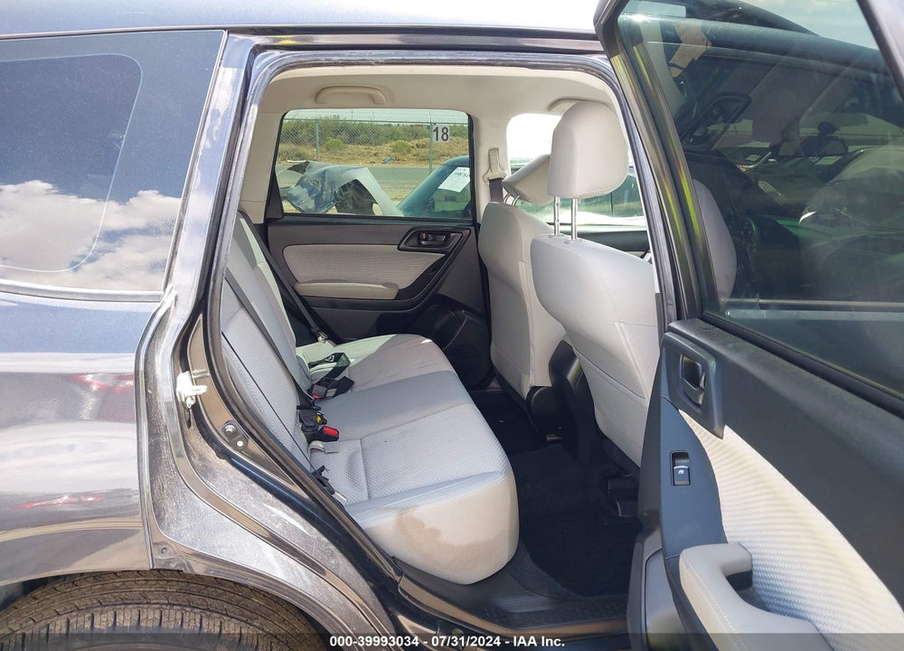 2018 SUBARU FORESTER 2.5I VIN: JF2SJABCXJH501520