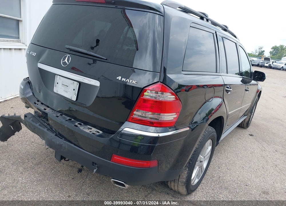 2009 MERCEDES-BENZ GL 450 4MATIC VIN: 4JGBF71EX9A456228
