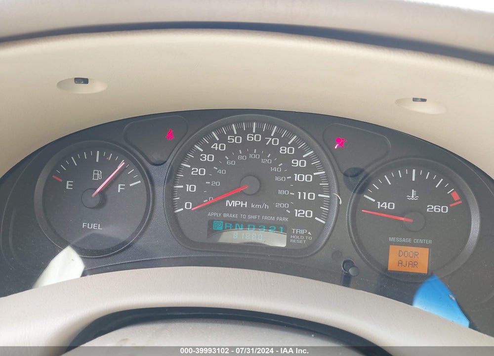 2001 CHEVROLET IMPALA VIN: 2G1WF52E819228424