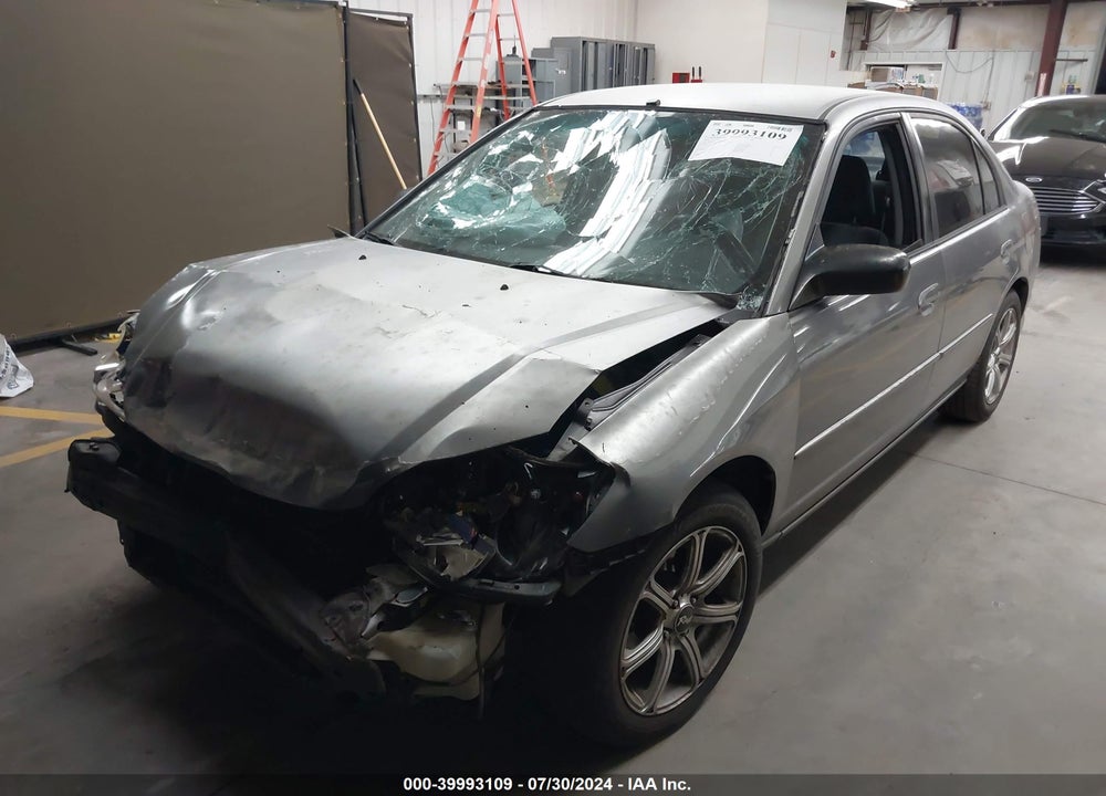 2005 HONDA CIVIC LX VIN: 2HGES15595H586731