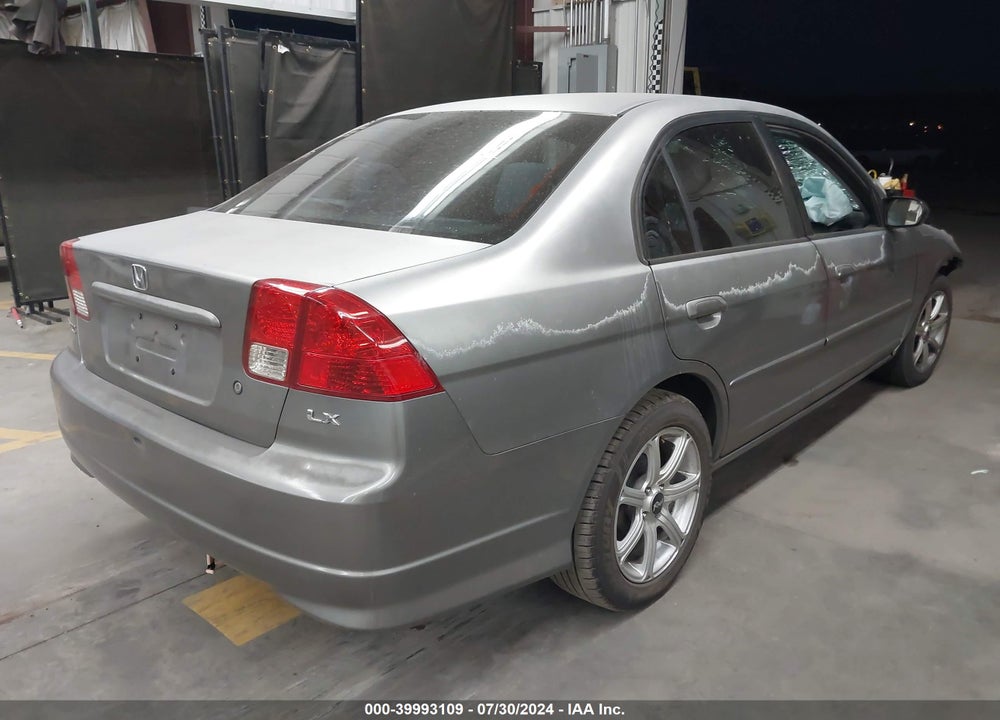 2005 HONDA CIVIC LX VIN: 2HGES15595H586731