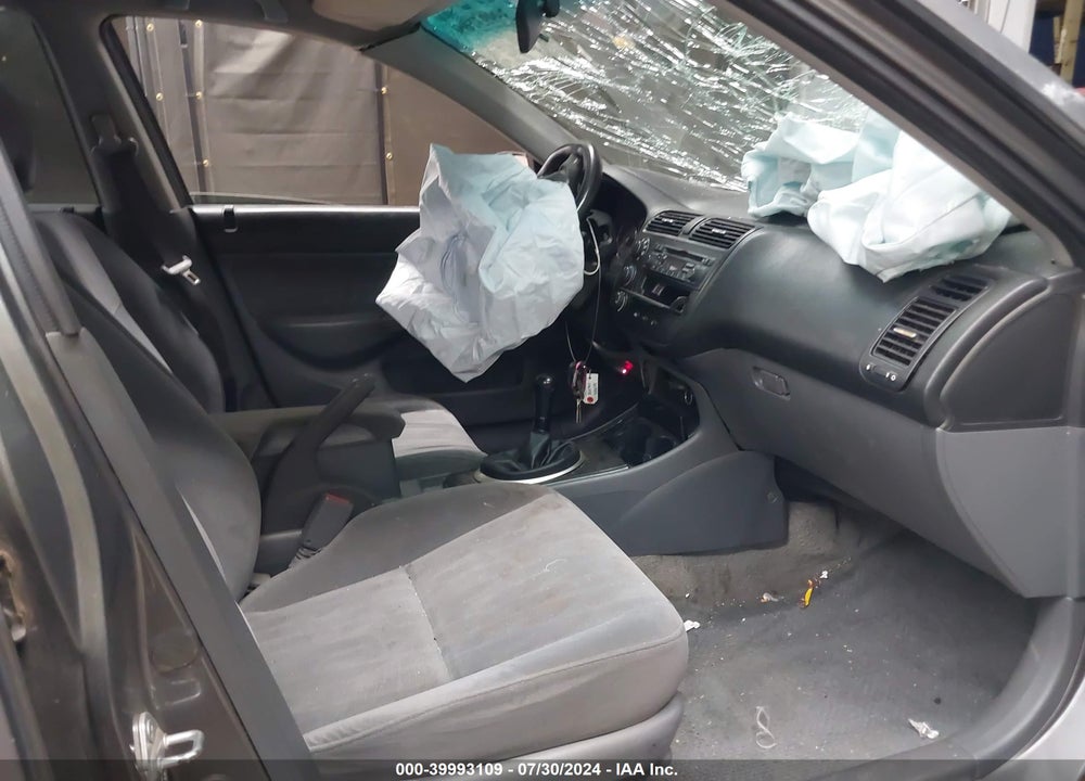 2005 HONDA CIVIC LX VIN: 2HGES15595H586731