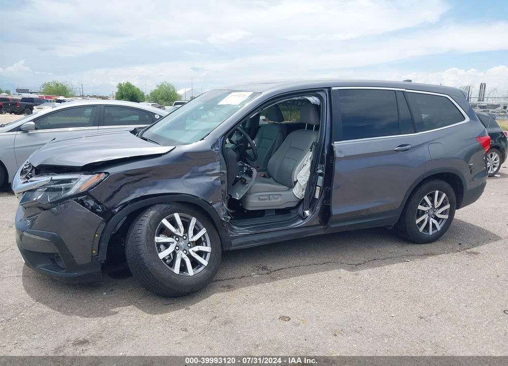 2021 HONDA PILOT 2WD EX-L VIN: 5FNYF5H57MB019036