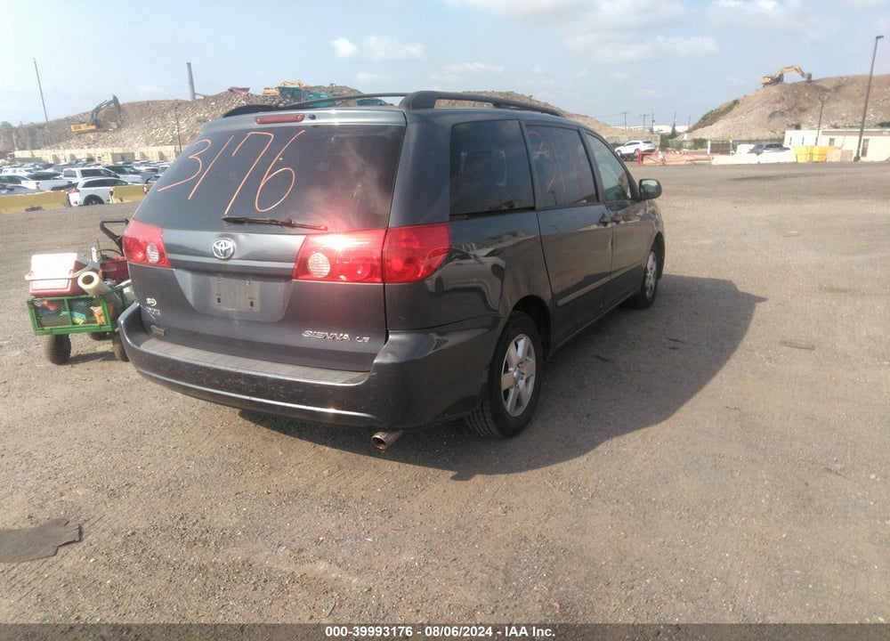 2008 TOYOTA SIENNA LE VIN: 5TDZK23C58S180572