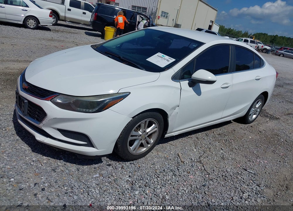 2016 CHEVROLET CRUZE LT AUTO VIN: 1G1BE5SM6G7272747