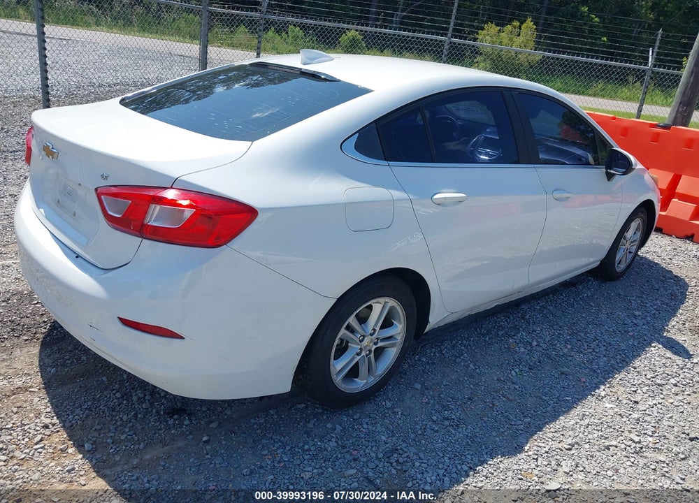 2016 CHEVROLET CRUZE LT AUTO VIN: 1G1BE5SM6G7272747