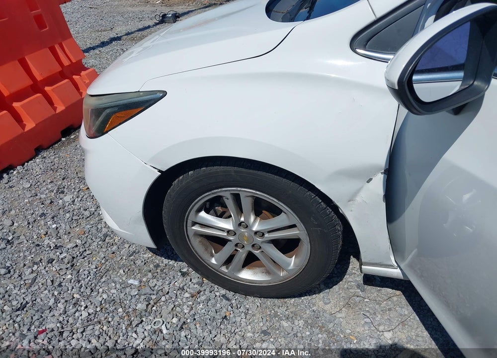 2016 CHEVROLET CRUZE LT AUTO VIN: 1G1BE5SM6G7272747
