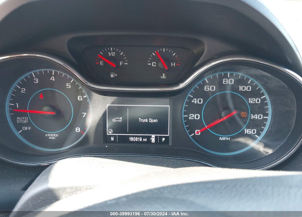 2016 CHEVROLET CRUZE LT AUTO VIN: 1G1BE5SM6G7272747