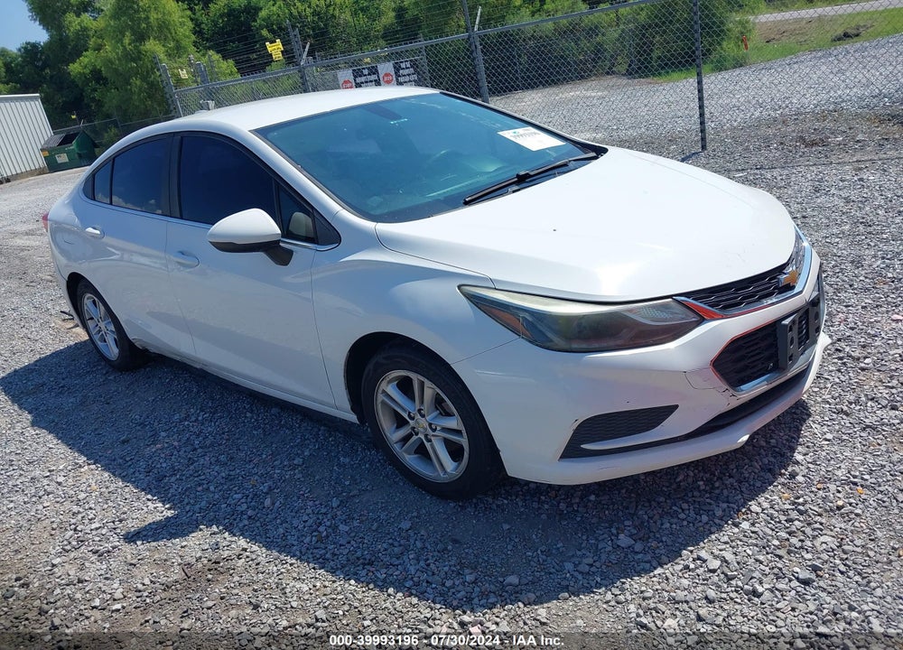 2016 CHEVROLET CRUZE LT AUTO VIN: 1G1BE5SM6G7272747