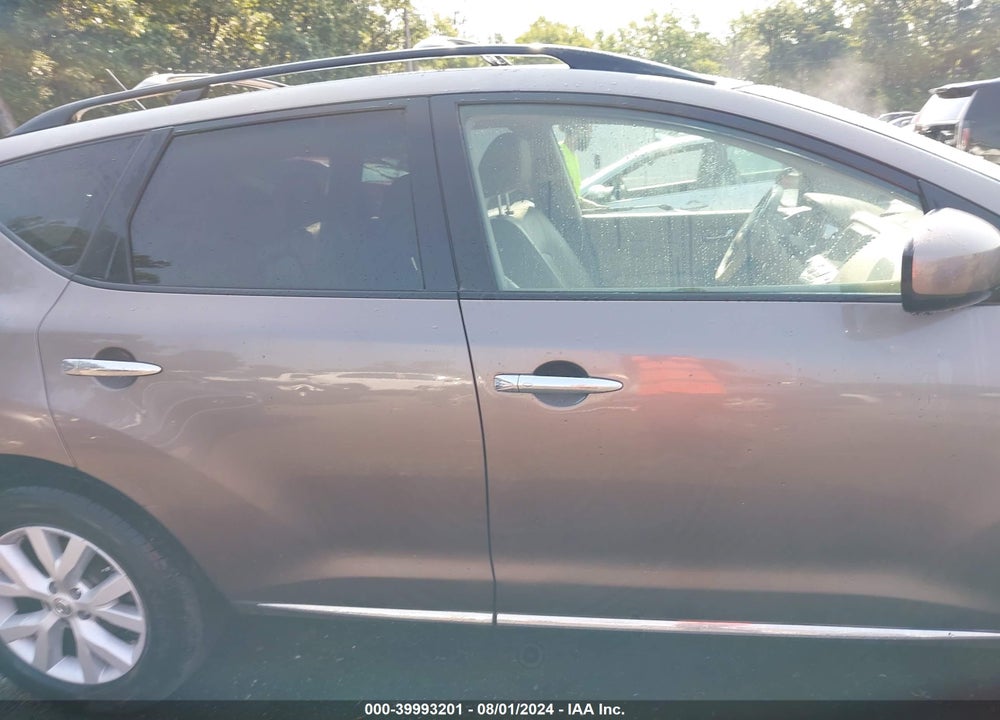 2012 NISSAN MURANO SL VIN: JN8AZ1MW4CW212582