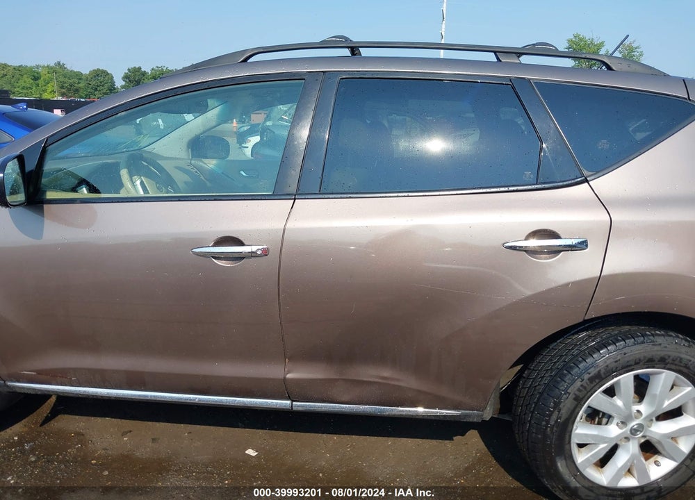 2012 NISSAN MURANO SL VIN: JN8AZ1MW4CW212582