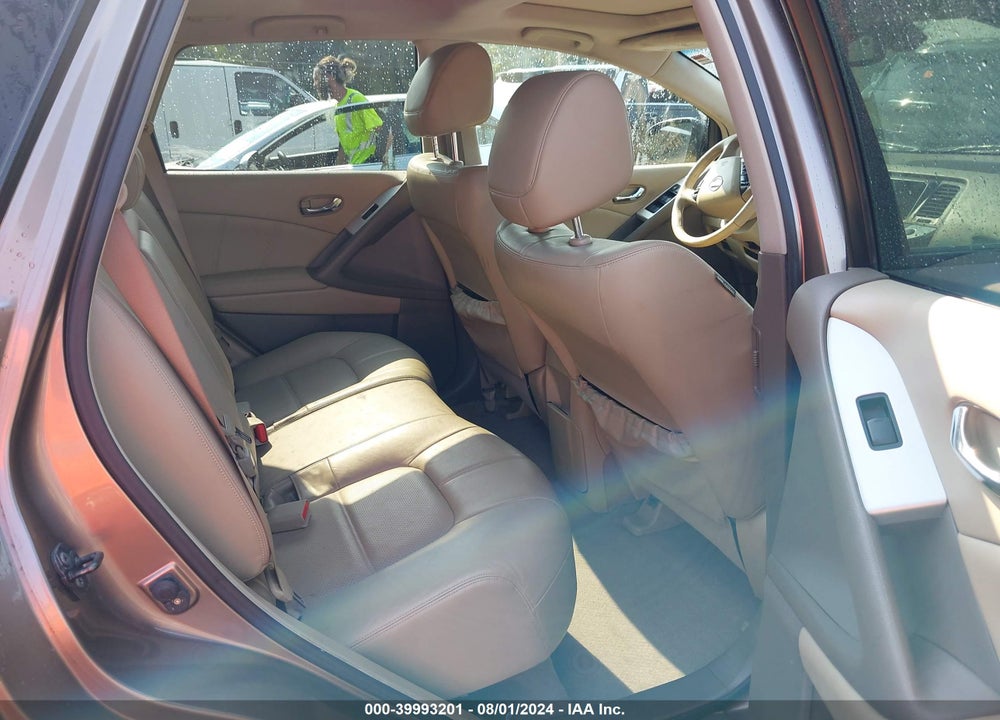 2012 NISSAN MURANO SL VIN: JN8AZ1MW4CW212582
