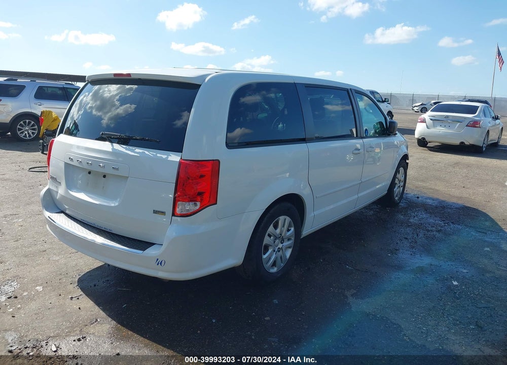 2016 DODGE GRAND CARAVAN SE VIN: 2C4RDGBG5GR195205