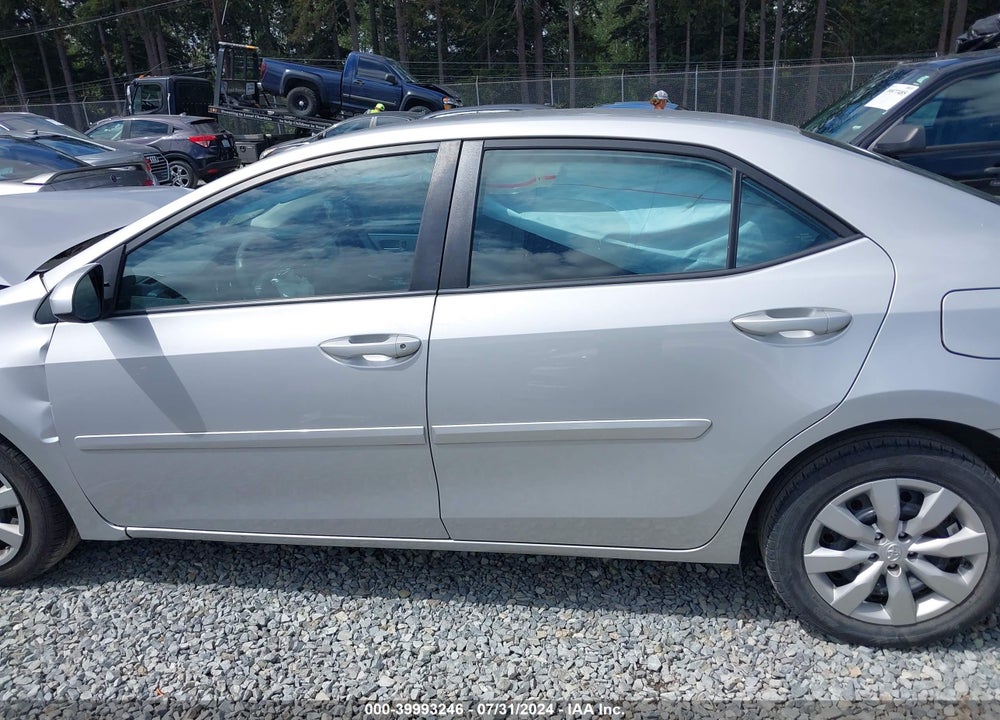 2015 TOYOTA COROLLA LE VIN: 5YFBURHE5FP350109