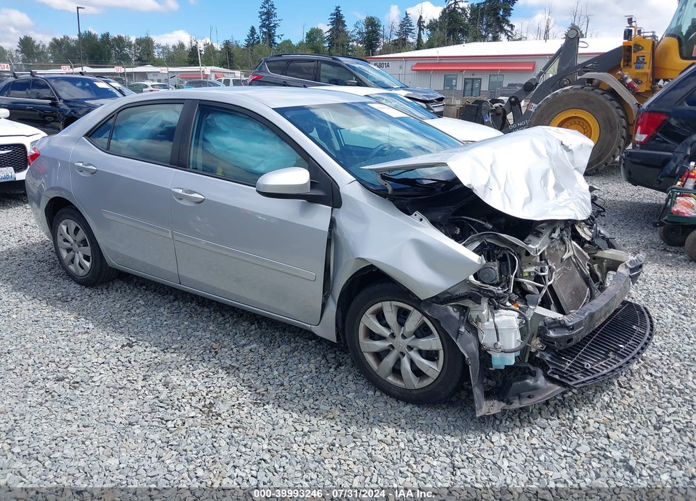 2015 TOYOTA COROLLA LE VIN: 5YFBURHE5FP350109