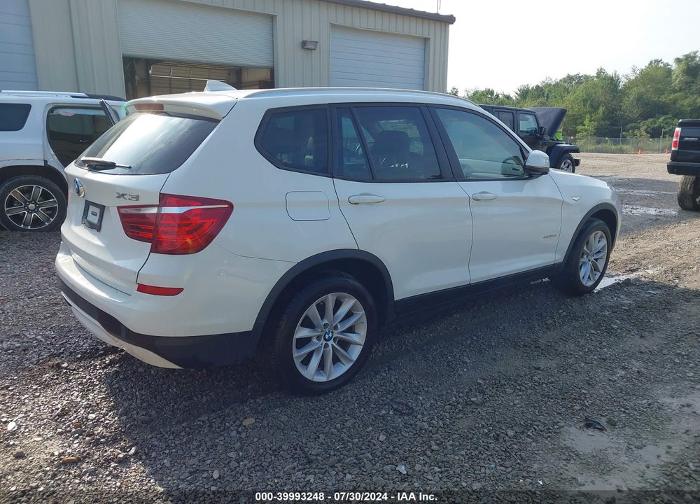 2017 BMW X3 SDRIVE28I VIN: 5UXWZ7C32H0V94762
