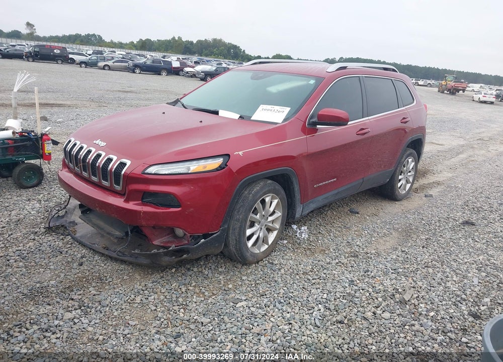 2014 JEEP CHEROKEE LIMITED VIN: 1C4PJLDBXEW217097