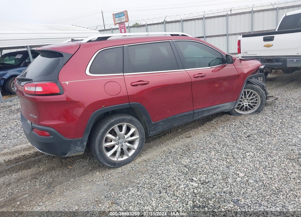 2014 JEEP CHEROKEE LIMITED VIN: 1C4PJLDBXEW217097