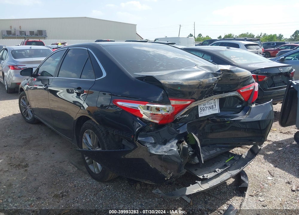 2016 TOYOTA CAMRY SE VIN: 4T1BF1FK8GU251238