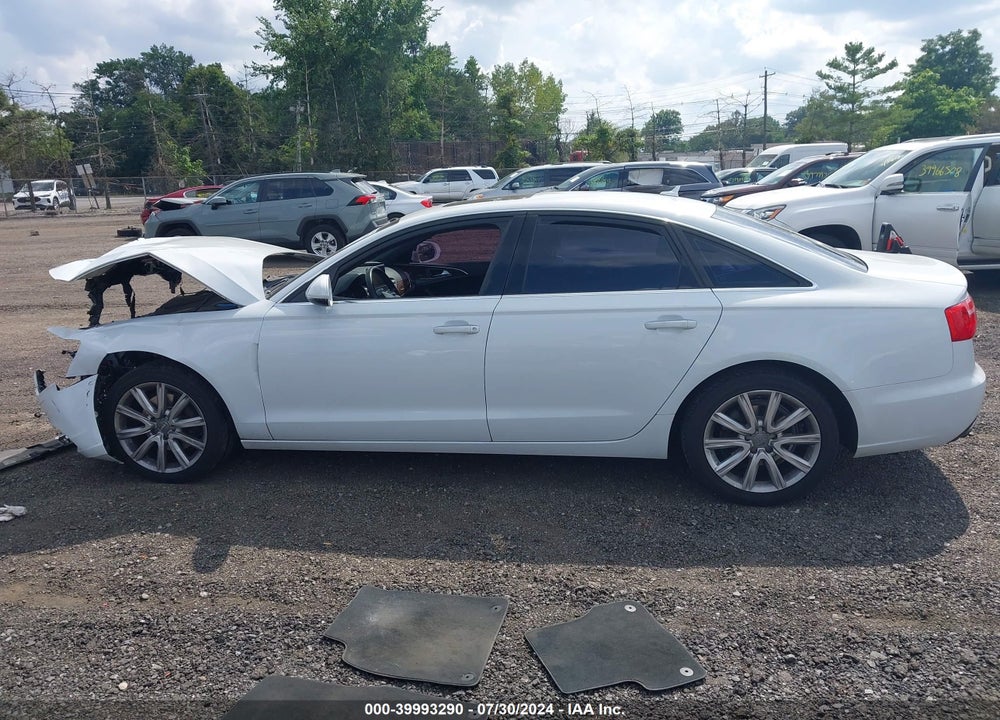 2013 AUDI A6 VIN: WAUGFAFC6DN087347