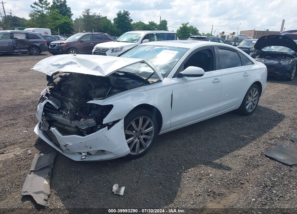 2013 AUDI A6 VIN: WAUGFAFC6DN087347