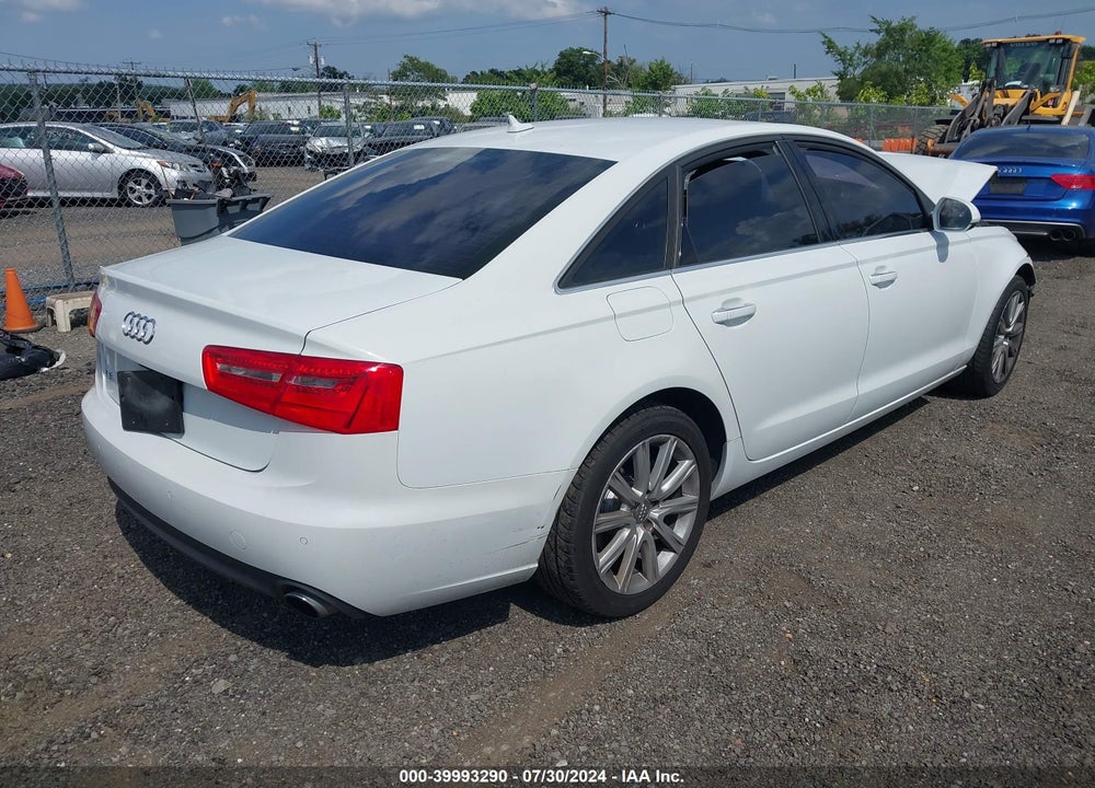 2013 AUDI A6 VIN: WAUGFAFC6DN087347