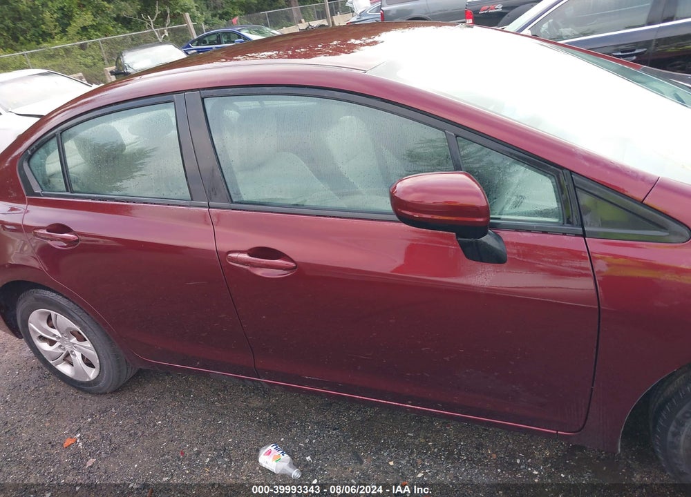 2015 HONDA CIVIC LX VIN: 19XFB2F57FE282480