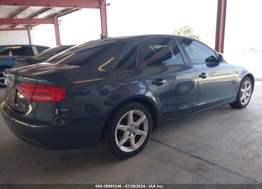 2009 AUDI A4 2.0T PREMIUM VIN: WAULF78K29N025523
