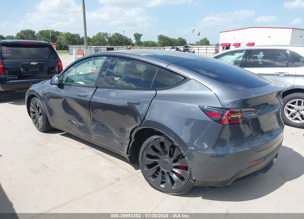 2023 TESLA MODEL Y AWD/PERFORMANCE DUAL MOTOR ALL-WHEEL DRIVE VIN: 7SAYGDEF9PF905712