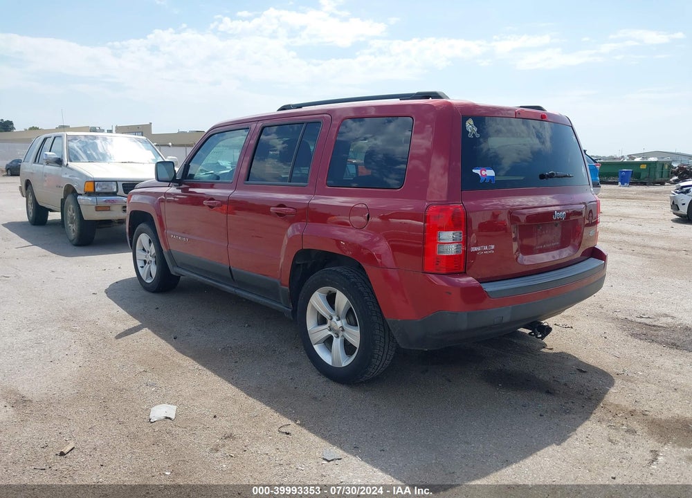 2013 JEEP PATRIOT LATITUDE VIN: 1C4NJPFB1DD158964