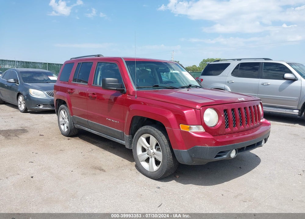 2013 JEEP PATRIOT LATITUDE VIN: 1C4NJPFB1DD158964