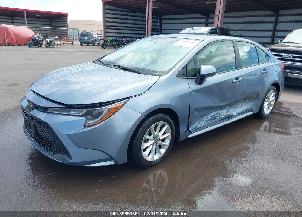 2022 TOYOTA COROLLA LE VIN: JTDVPMAEXN3002265