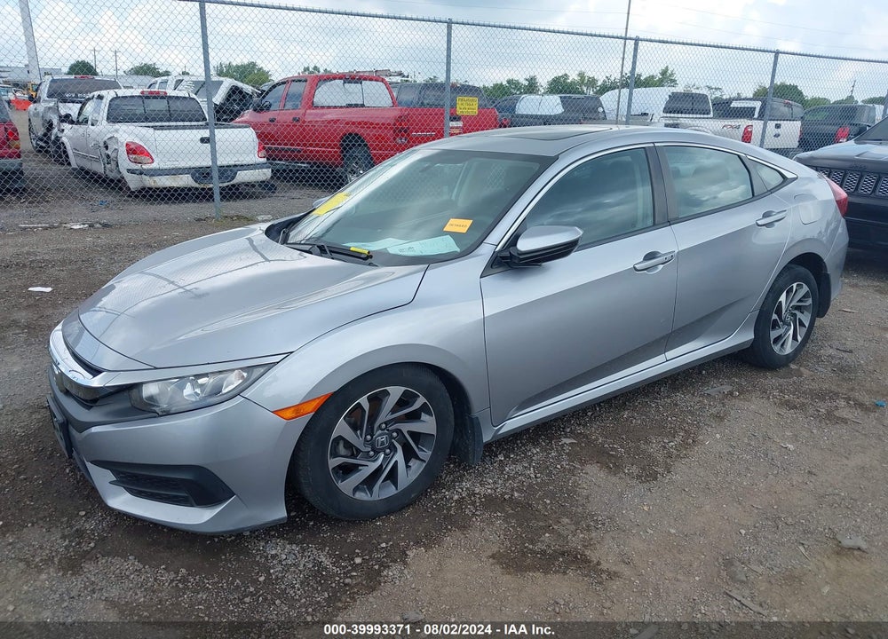 2017 HONDA CIVIC EX VIN: 19XFC2F76HE067058