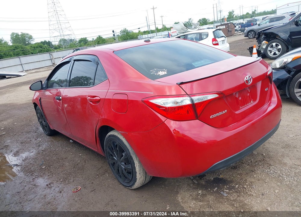 2016 TOYOTA COROLLA LE VIN: 2T1BURHE3GC621170