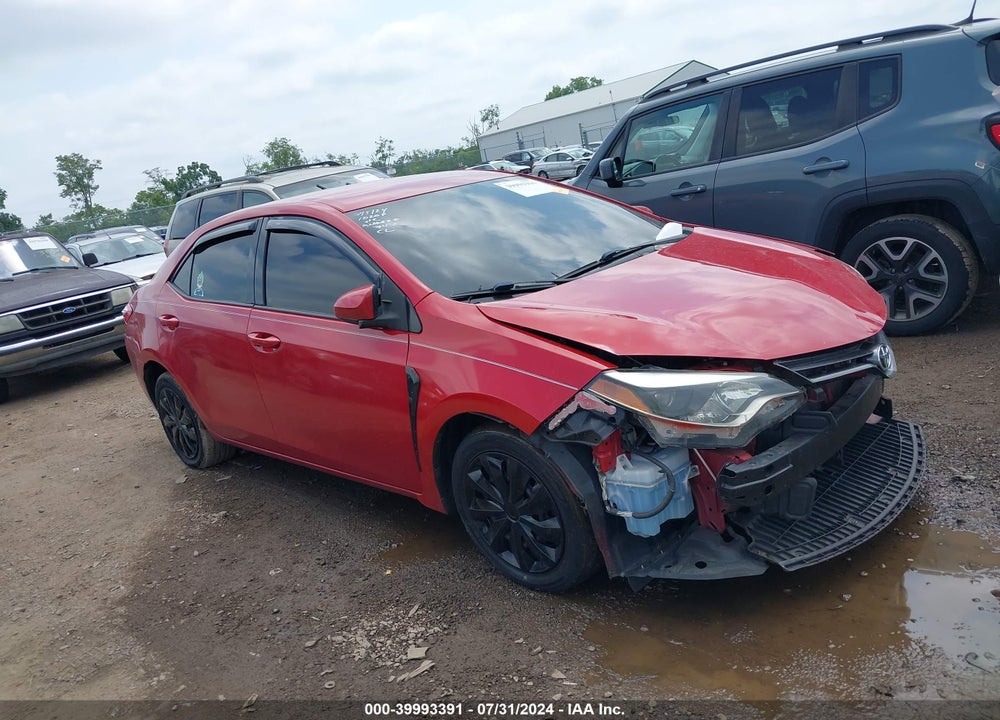 2016 TOYOTA COROLLA LE VIN: 2T1BURHE3GC621170