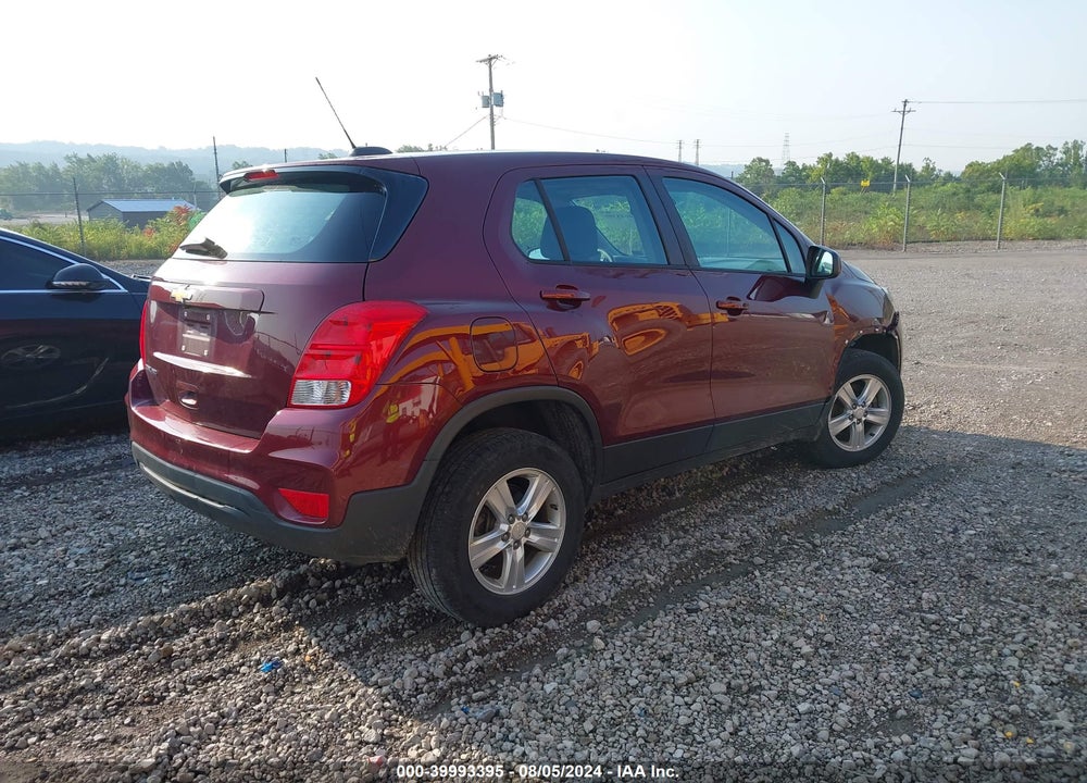 2017 CHEVROLET TRAX LS VIN: 3GNCJNSB8HL235337