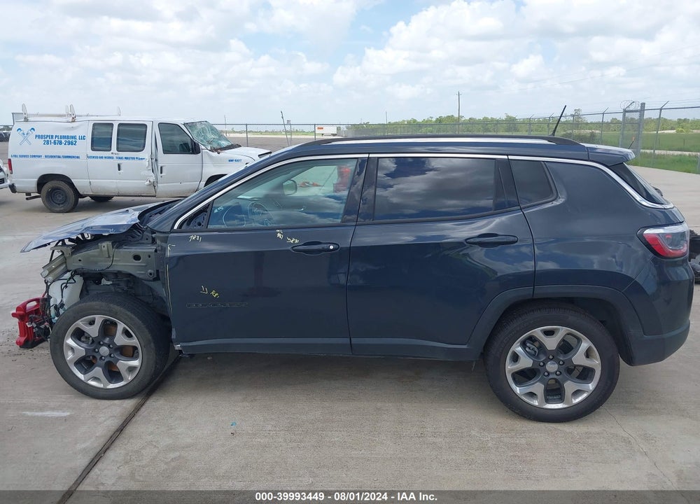2018 JEEP COMPASS LIMITED FWD VIN: 3C4NJCCB1JT407055