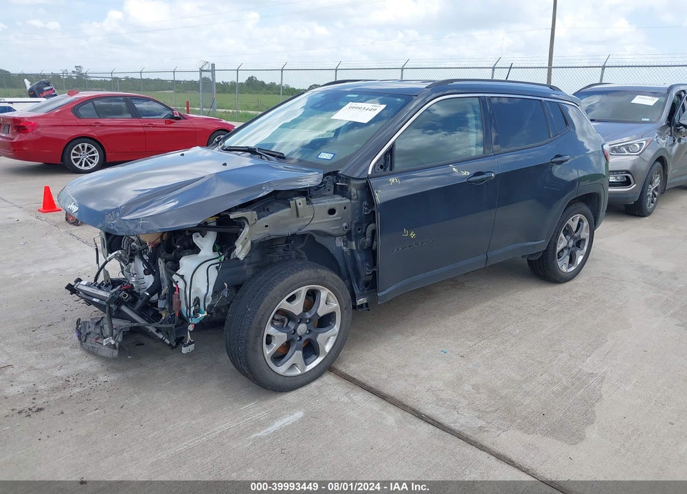 2018 JEEP COMPASS LIMITED FWD VIN: 3C4NJCCB1JT407055