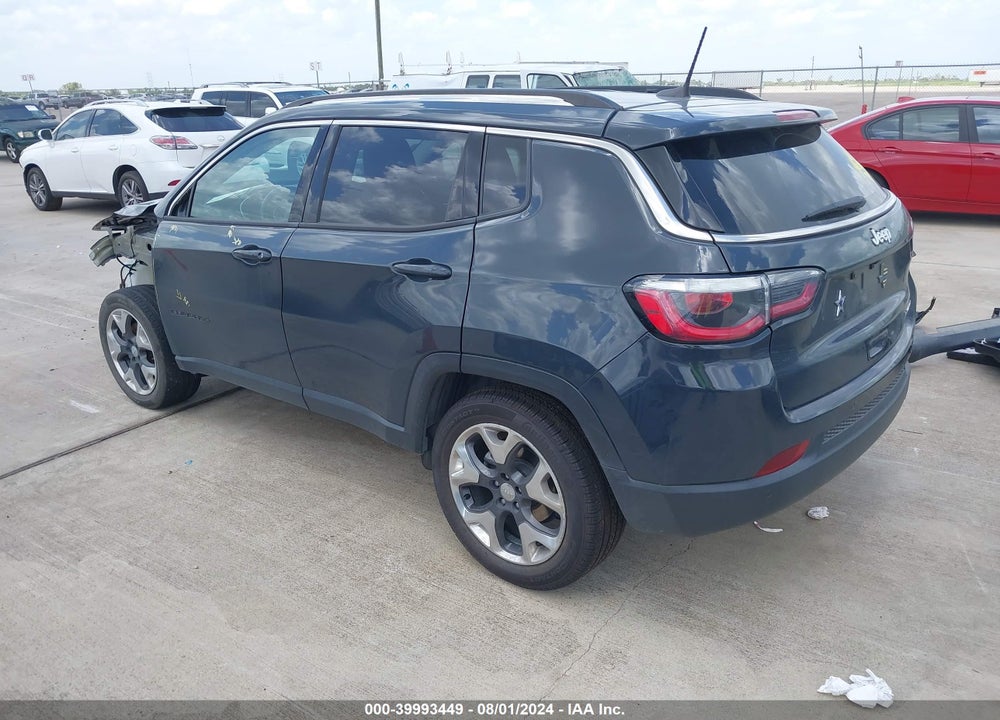 2018 JEEP COMPASS LIMITED FWD VIN: 3C4NJCCB1JT407055