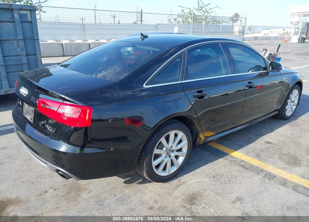 2014 AUDI A6 3.0T PREMIUM PLUS VIN: WAUHGAFC5EN029670