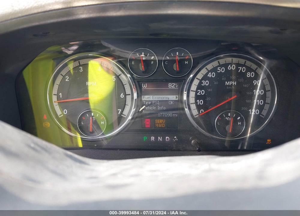 2012 RAM 1500 SLT VIN: 1C6RD7GP3CS220594
