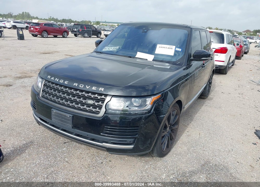 2017 LAND ROVER RANGE ROVER 3.0L V6 SUPERCHARGED VIN: SALGR2FV8HA351207