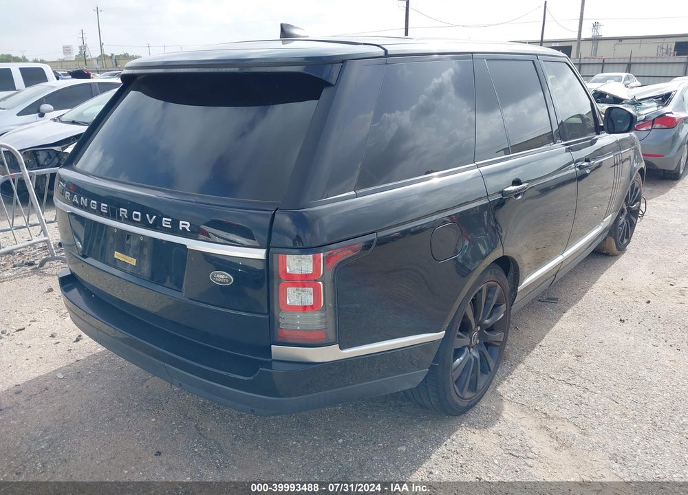 2017 LAND ROVER RANGE ROVER 3.0L V6 SUPERCHARGED VIN: SALGR2FV8HA351207