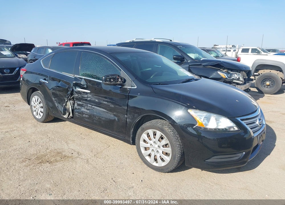 2014 NISSAN SENTRA S VIN: 3N1AB7AP4EY321512