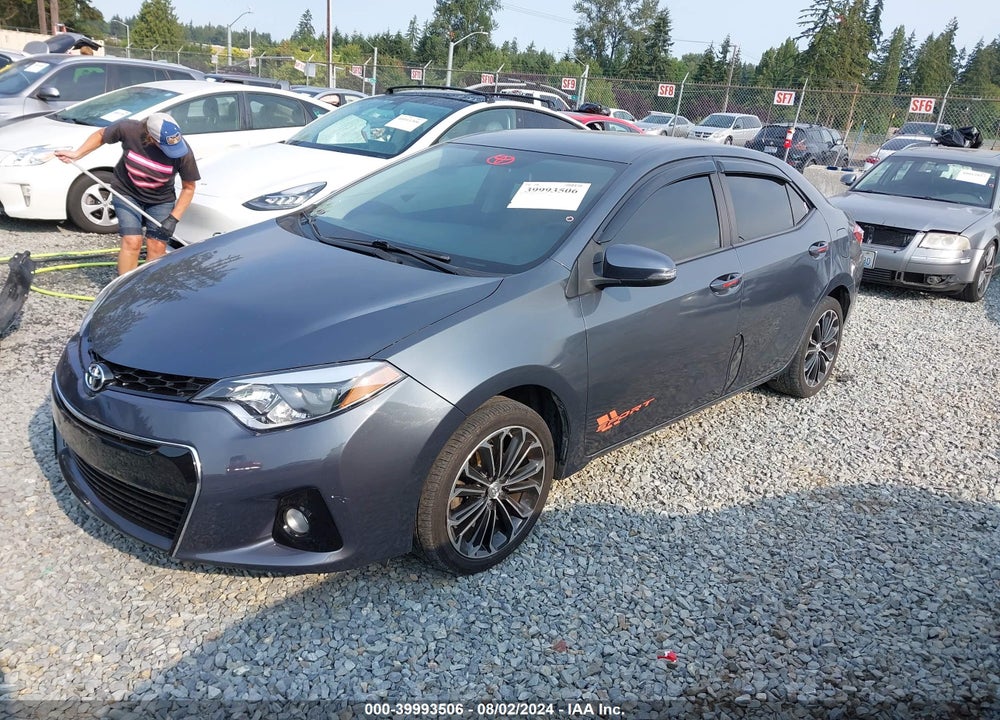 2015 TOYOTA COROLLA S PLUS VIN: 5YFBURHE6FP245384
