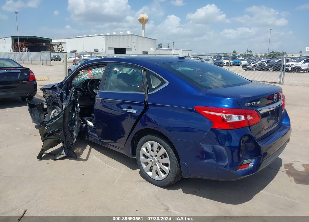 2017 NISSAN SENTRA SV VIN: 3N1AB7AP2HY293102