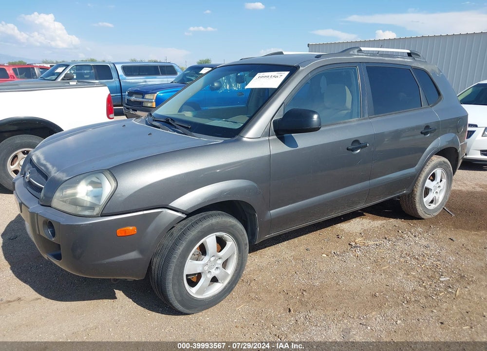 2007 HYUNDAI TUCSON GLS VIN: KM8JM12B87U558061