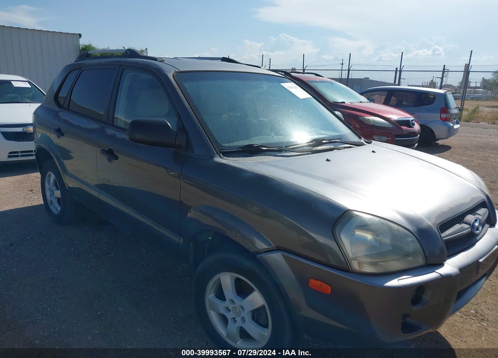 2007 HYUNDAI TUCSON GLS VIN: KM8JM12B87U558061