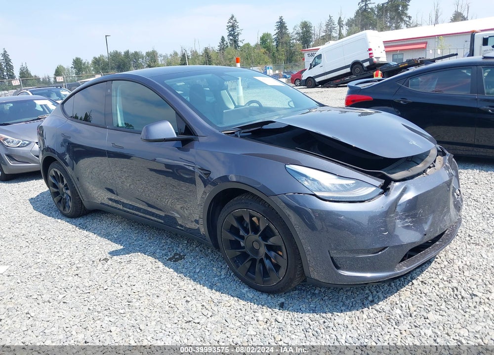2020 TESLA MODEL Y LONG RANGE DUAL MOTOR ALL-WHEEL DRIVE VIN: 5YJYGDEE8LF051357